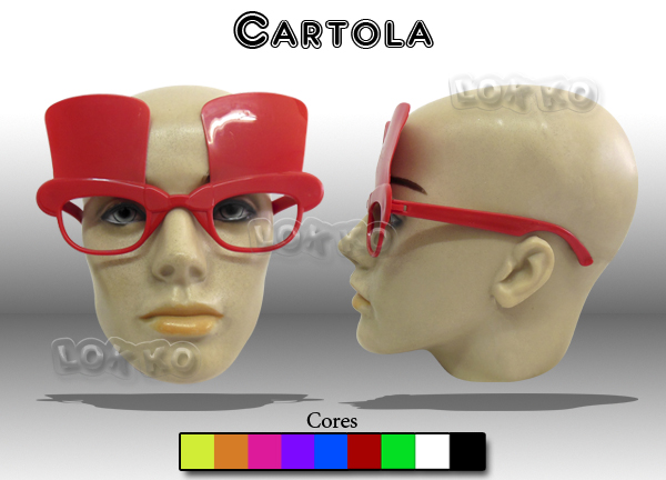 Óculos de festa cartola